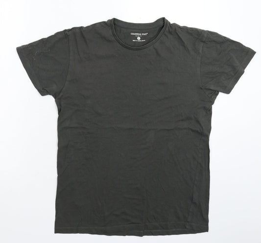 Cedar Wood State Mens Grey    T-Shirt Size S