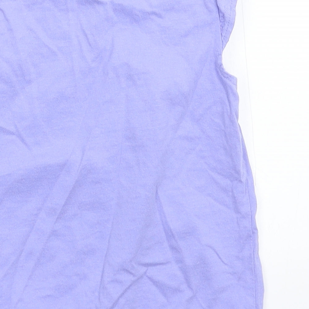 George Baby Purple   Basic T-Shirt Size 9-12 Months