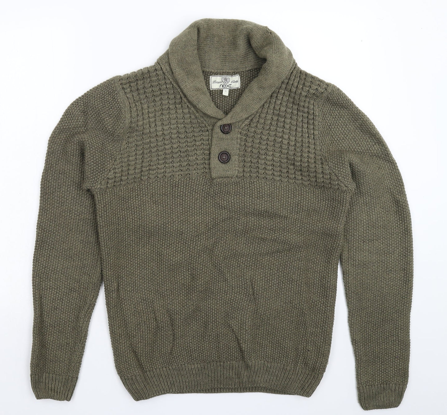 NEXT Womens Grey  Knit Pullover Jumper Size S