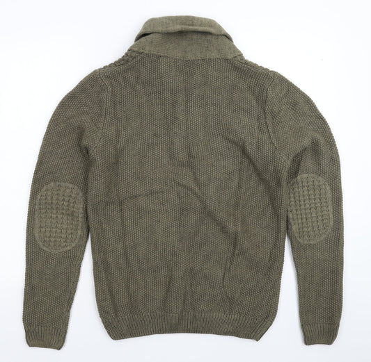 NEXT Womens Grey  Knit Pullover Jumper Size S