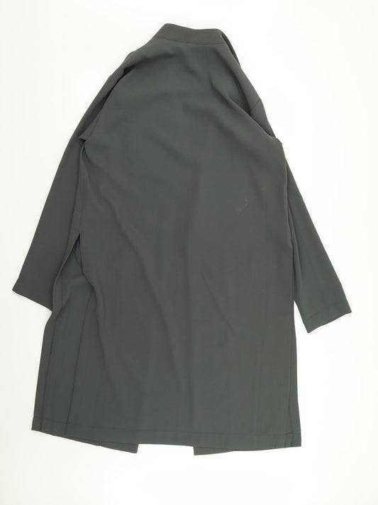 FOREVER 21 Womens Green   Overcoat Coat Size M