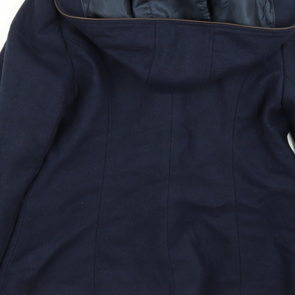 New Look Womens Blue   Overcoat Coat Size 8