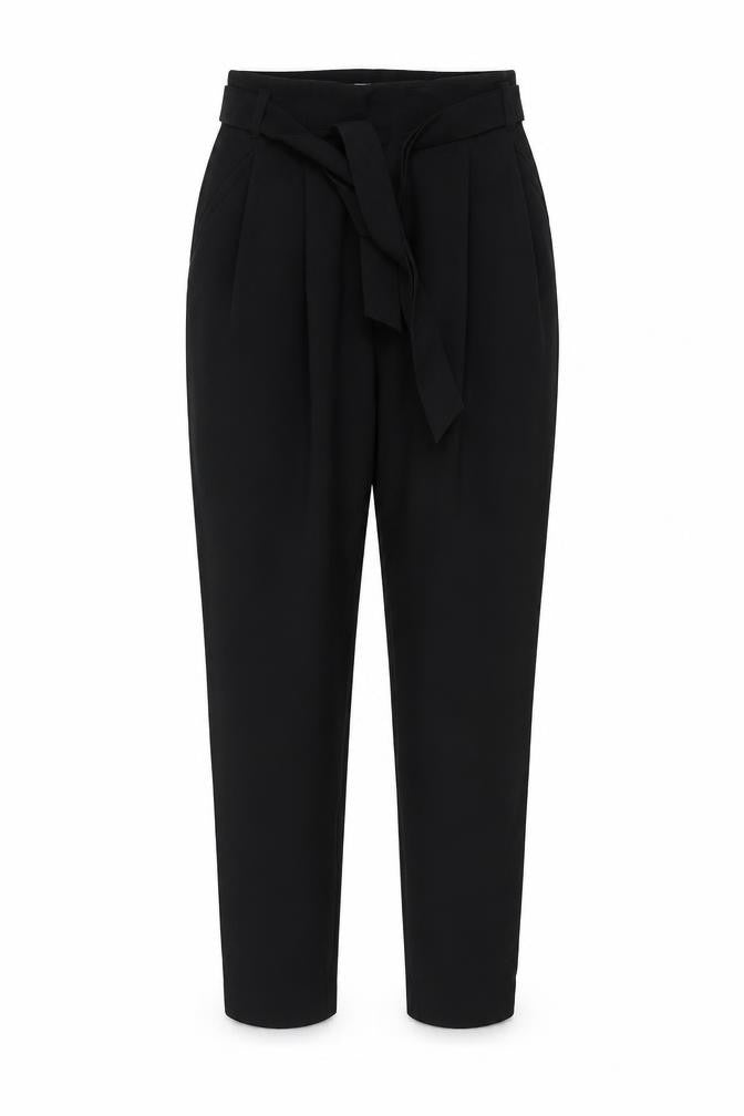 H&M Womens Black   Trousers  Size 6 L25 in