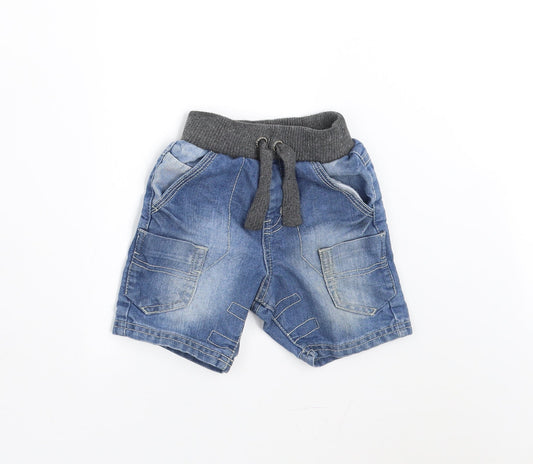 George Boys Blue  Denim  Trousers Size 18-24 Months  - shorts