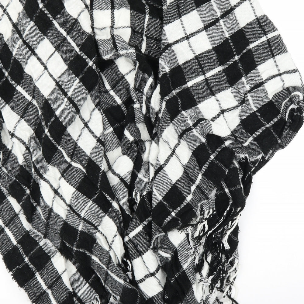 Preworn Womens Black Check  Cape Jumper One Size
