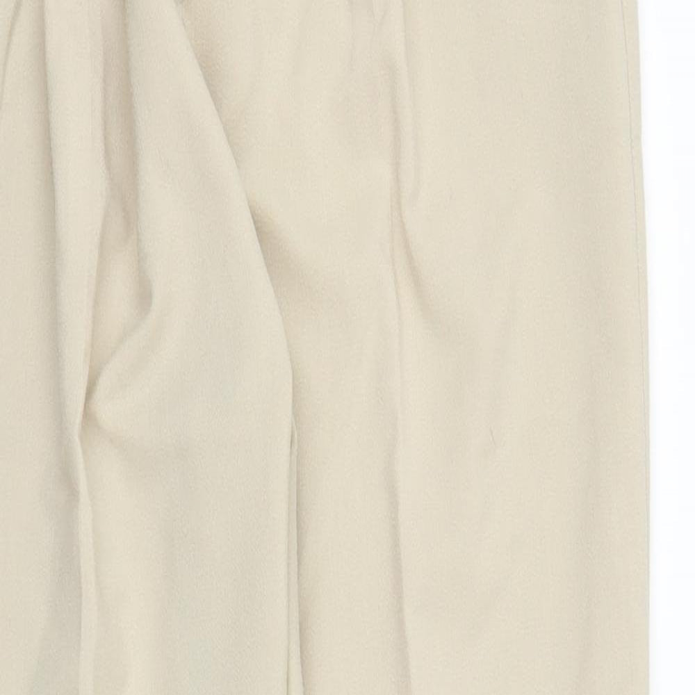 Preworn Womens Beige   Capri Trousers Size 12 L24 in