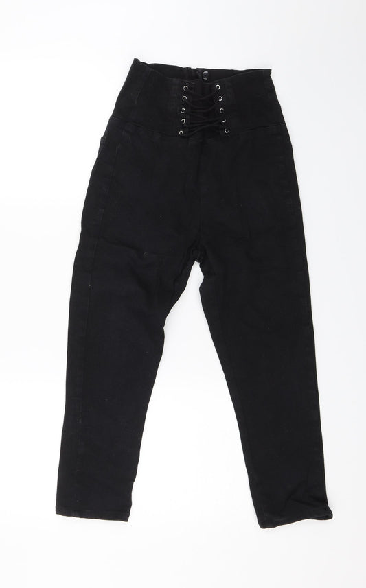 Topshop  Womens Black  Denim Skinny Jeans Size 28