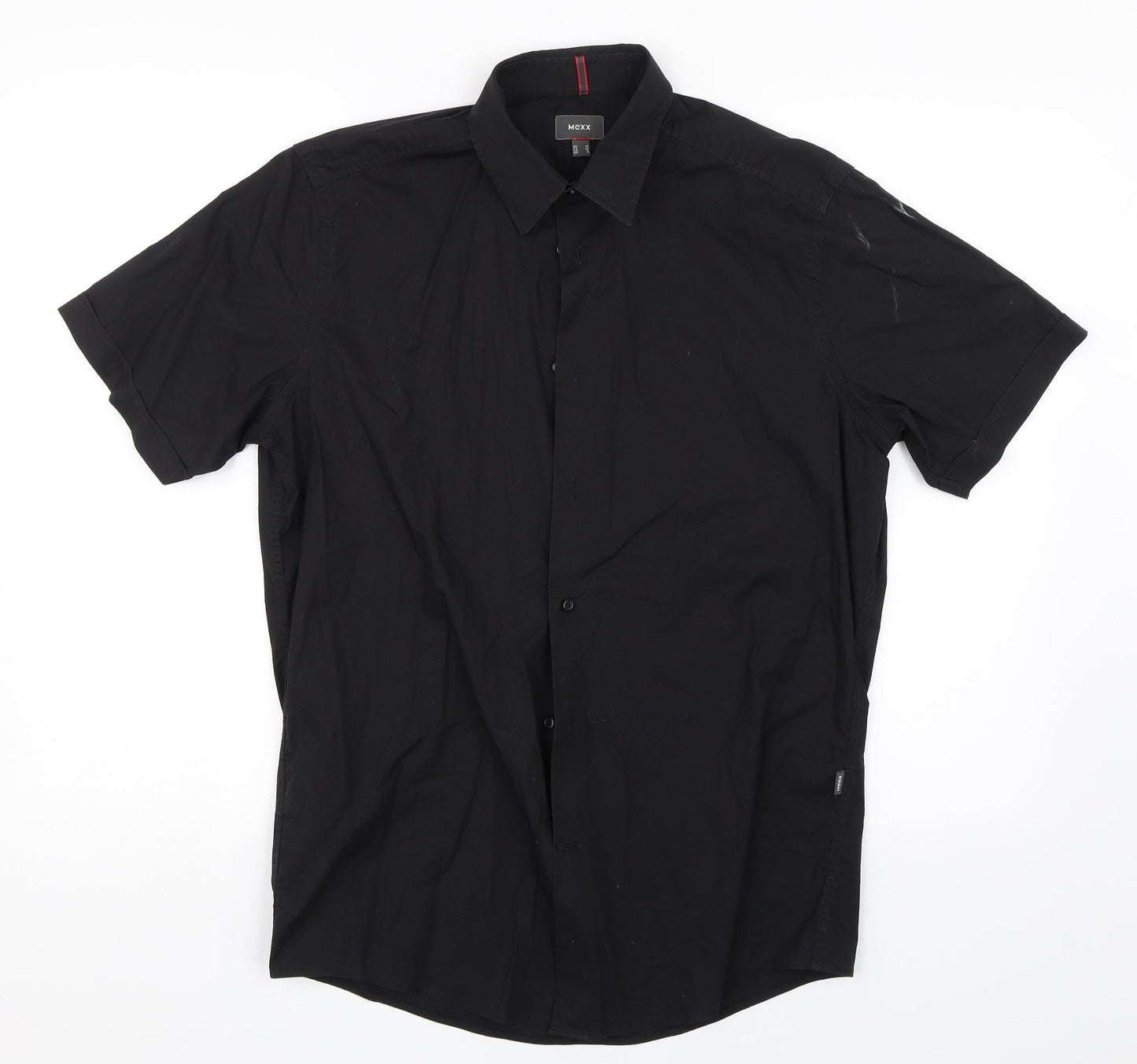 Mexx Mens Black    Button-Up Size M