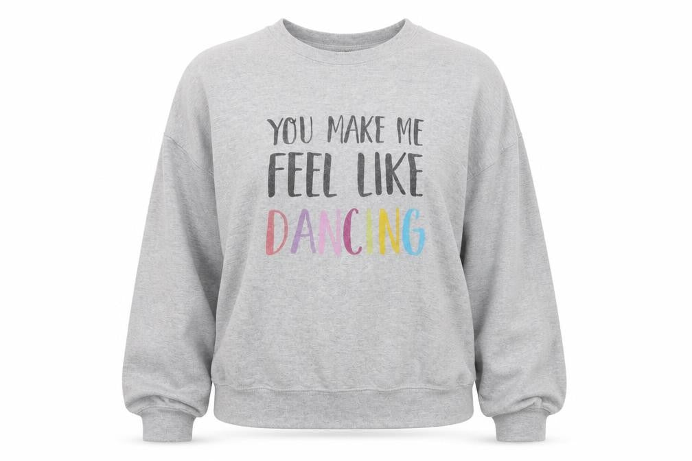 Front view of In the Style women’s grey jumper, size UK 10