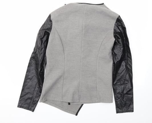 Quiz Womens Grey   Jacket  Size 10