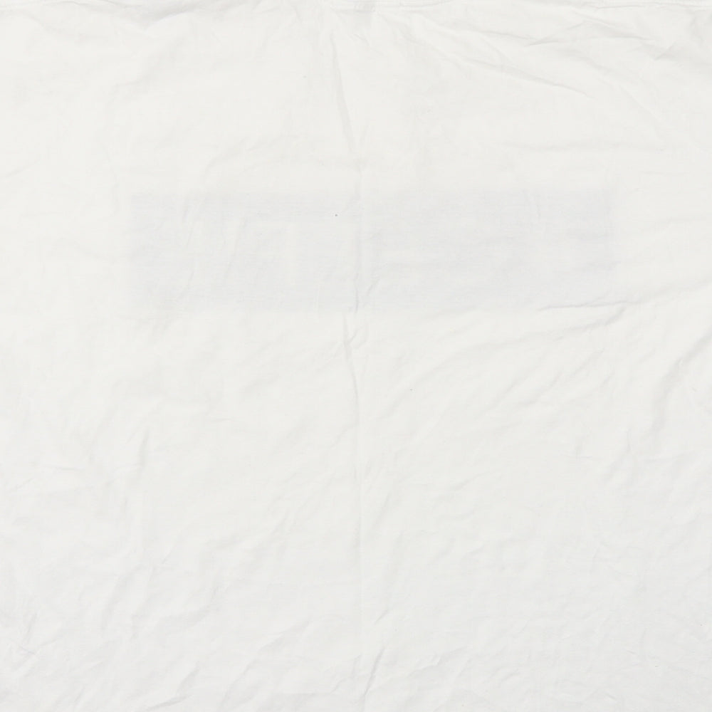 BLONDE +BLONDE Womens White   Basic Polo Size 16