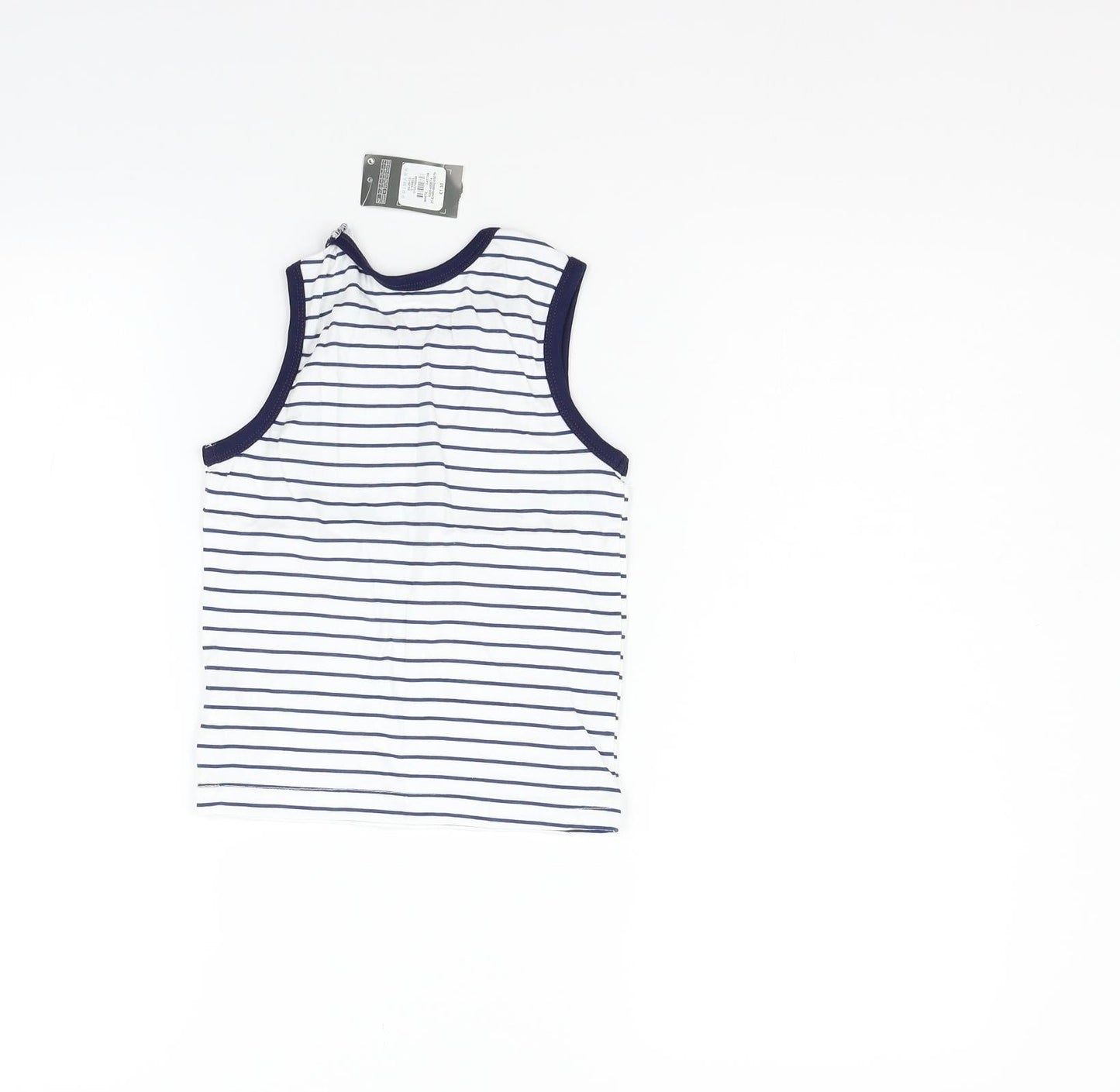 Primark Girls White   Basic Tank Size 3-4 Years