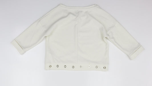 RESERVED Womens White   Pullover Jumper Size S