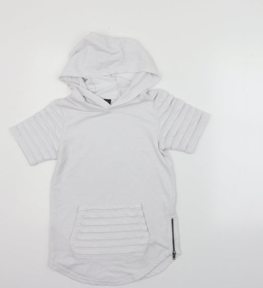 urban id Girls White   Pullover Jumper Size 7-8 Years