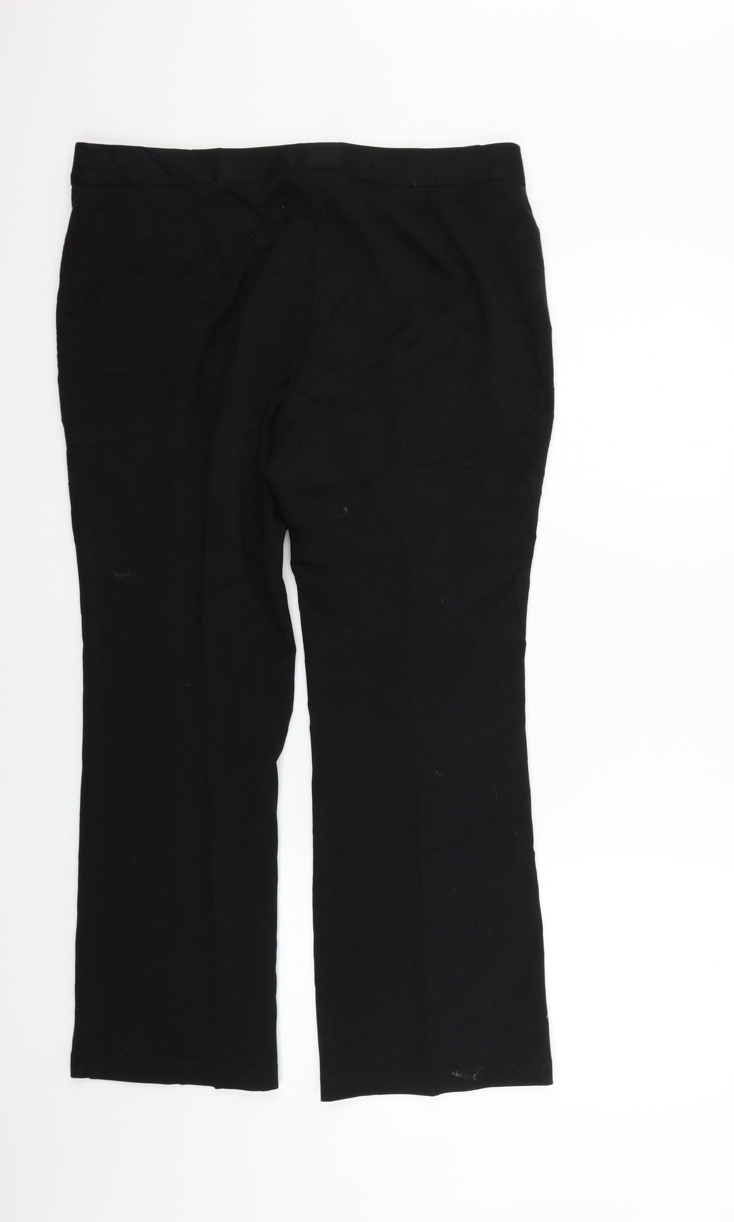 Marks and Spencer Womens Black   Trousers  Size 14 L27 in