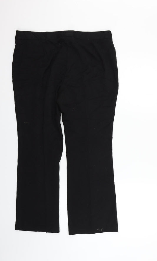 Marks and Spencer Womens Black   Trousers  Size 14 L27 in