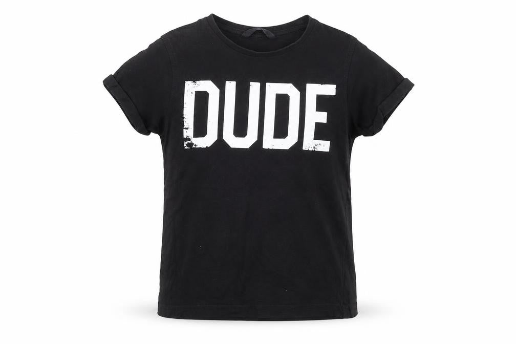 George Girls Black   Basic T-Shirt Size 6-7 Years
