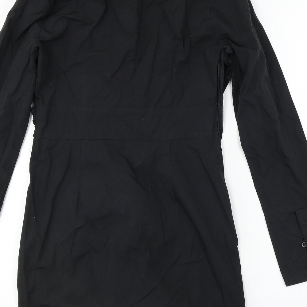 PRETTYLITTLETHING Womens Black   A-Line  Size 10