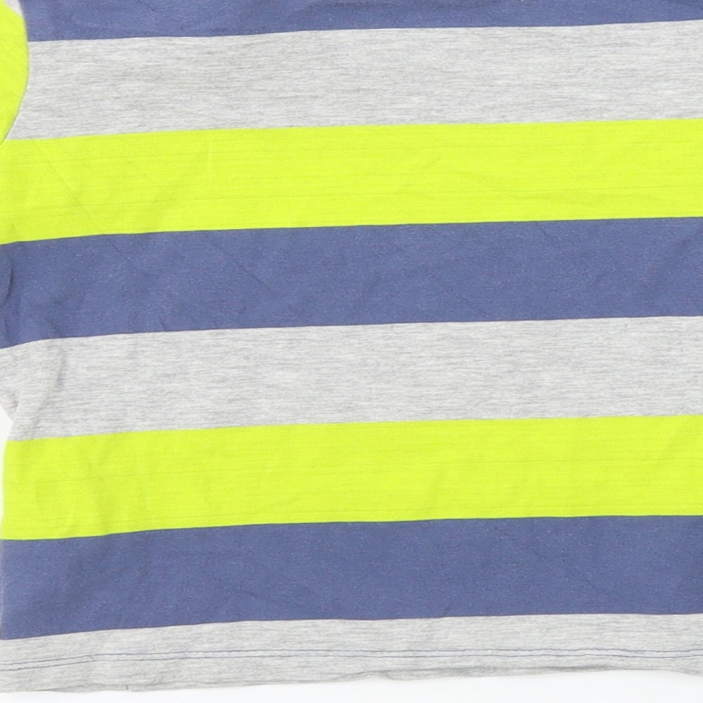 H&M  Boys Grey Striped  Basic T-Shirt Size 2 Years