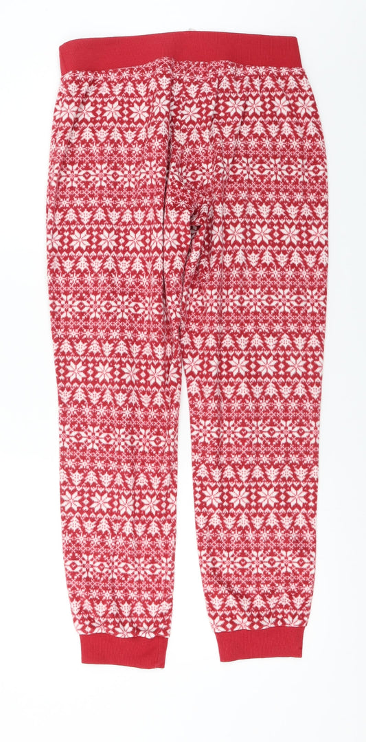 Marks and Spencer  Womens Red   Trousers  Size 14 L26 in