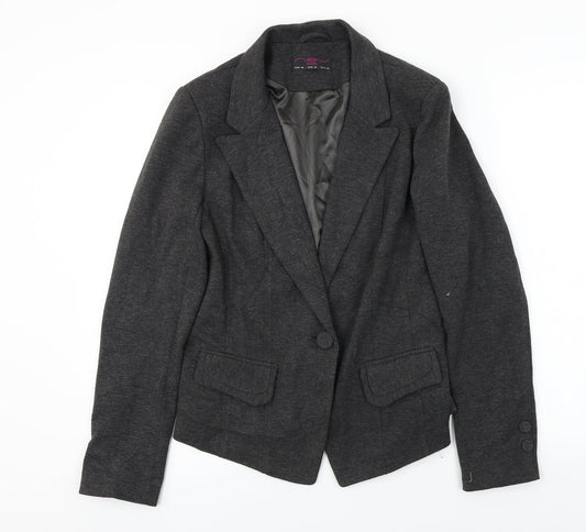New Look  Womens Grey   Jacket Blazer Size 14