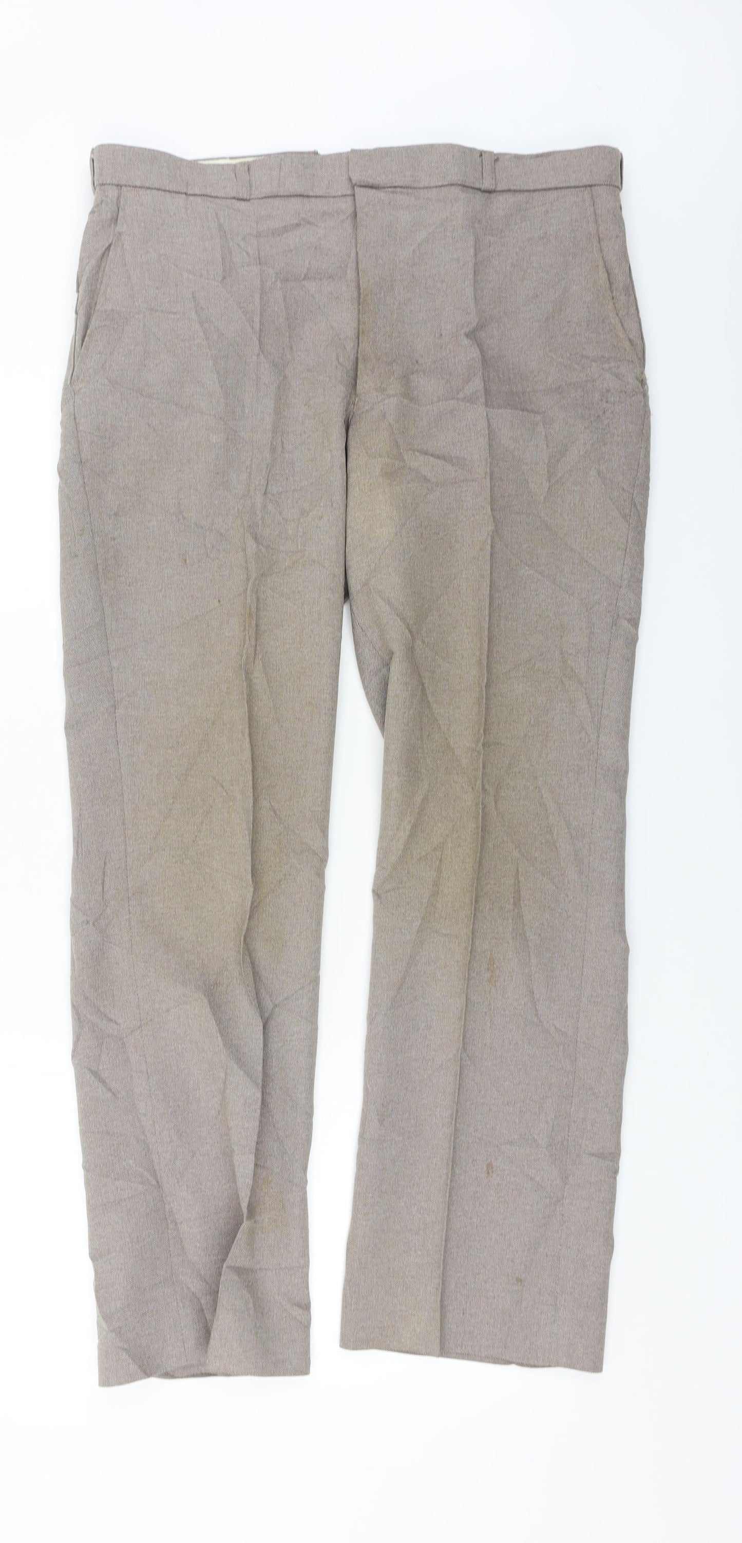 Preworn  Womens Brown   Trousers  Size 34 in L26 in