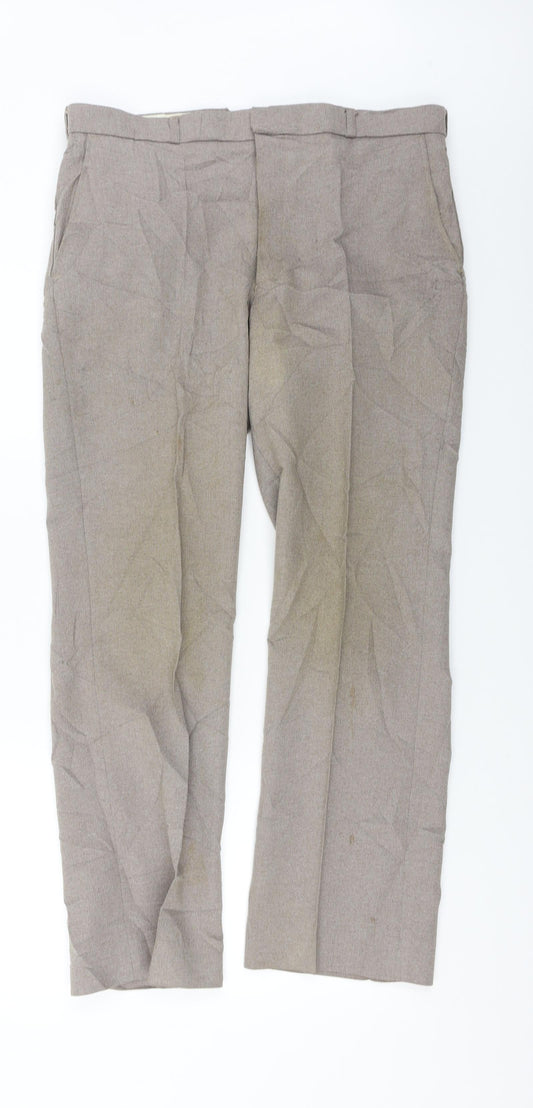 Preworn  Womens Brown   Trousers  Size 34 in L26 in