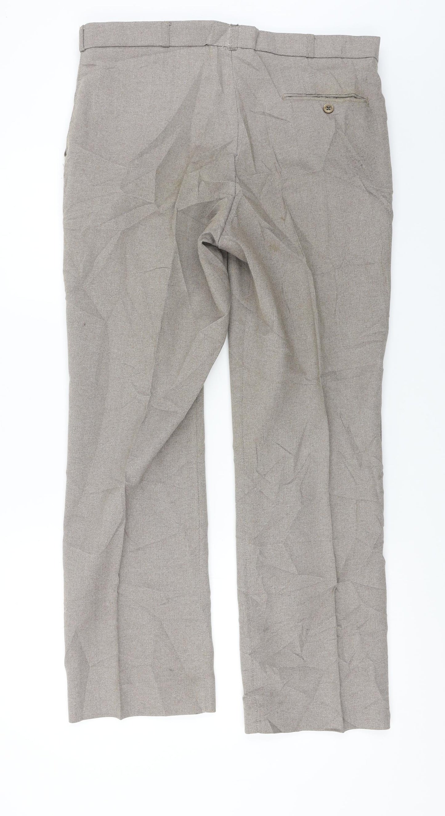 Preworn  Womens Brown   Trousers  Size 34 in L26 in