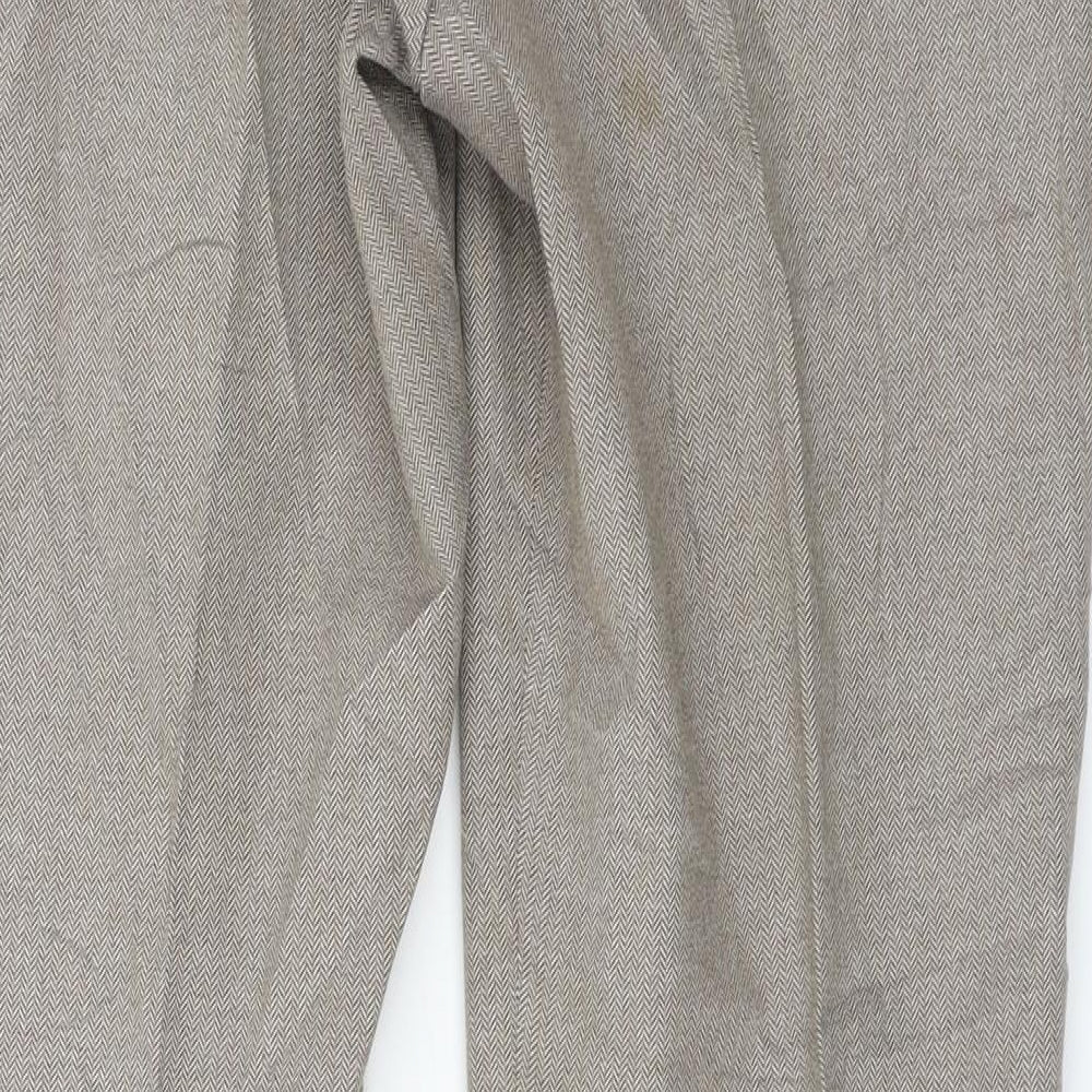 Preworn  Womens Brown   Trousers  Size 34 in L26 in
