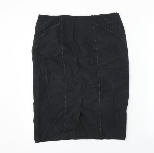 Marks and Spencer  Womens Black   A-Line Skirt Size 32 in