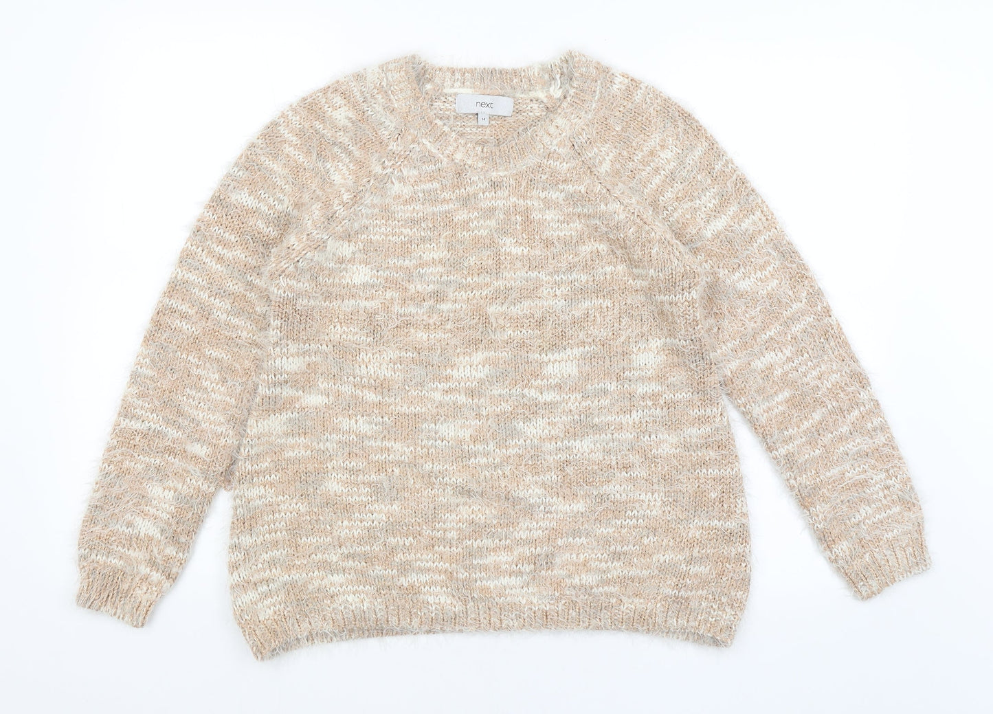 NEXT Womens Gold   Pullover Jumper Size 14