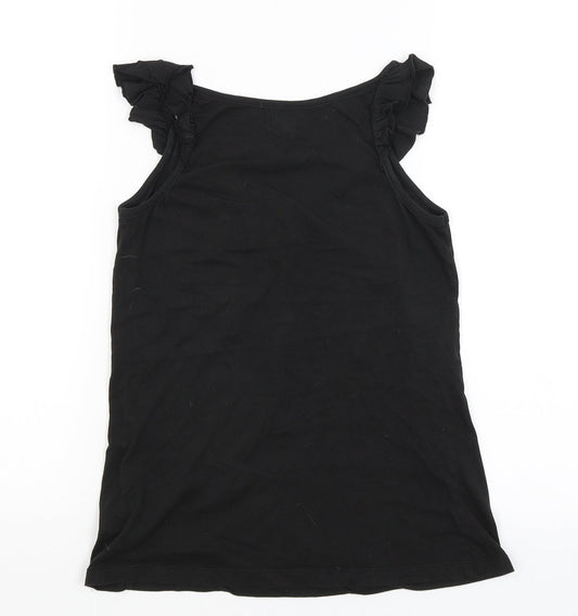 New Look Womens Black   Basic Tank Size 8