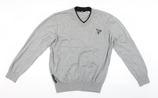 Henleys Womens Grey   Pullover Jumper Size 4