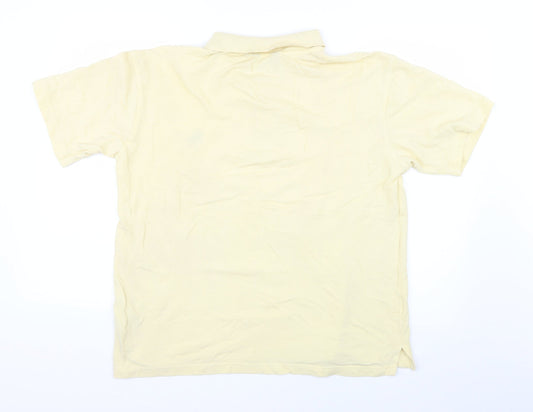 Cutting Edge Mens Yellow    Polo Size L