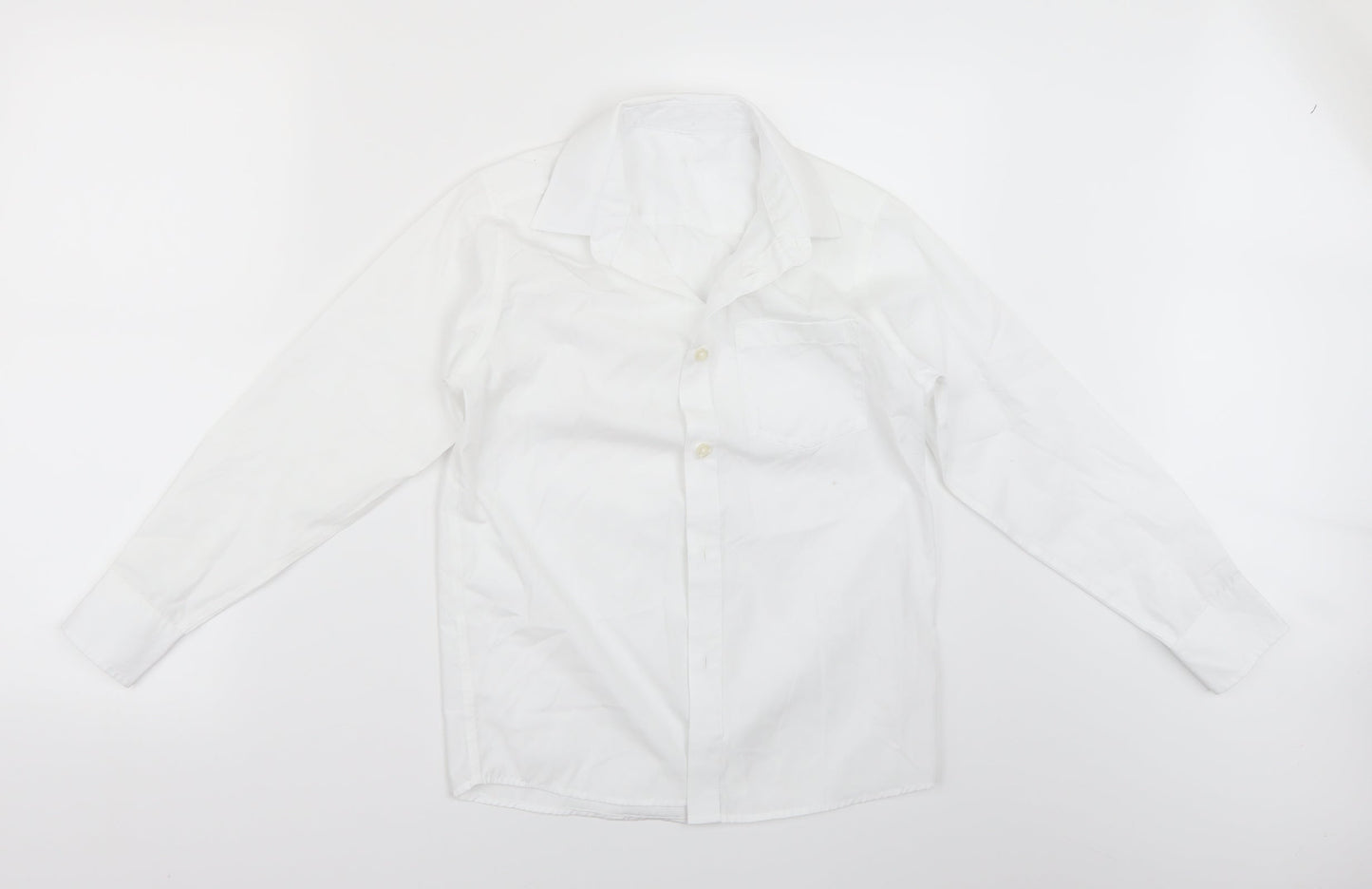TU Girls White   Basic Button-Up Size 10 Years