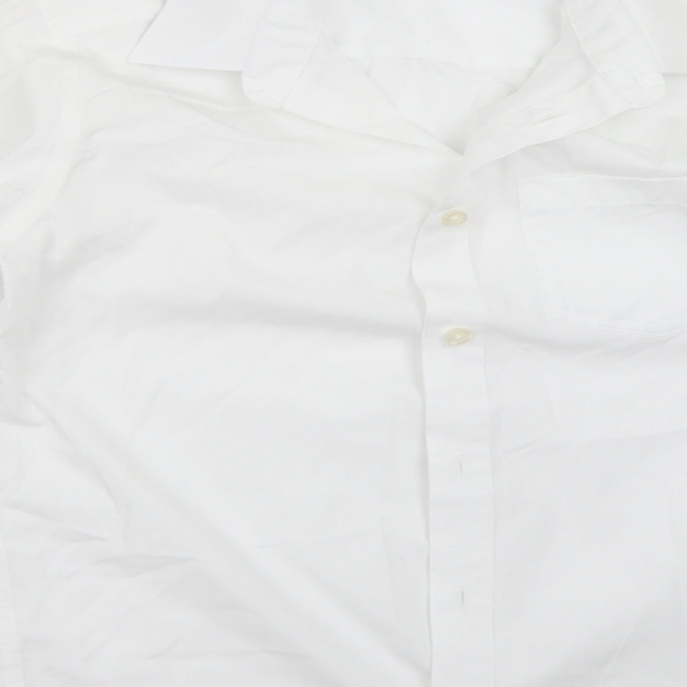 TU Girls White   Basic Button-Up Size 10 Years