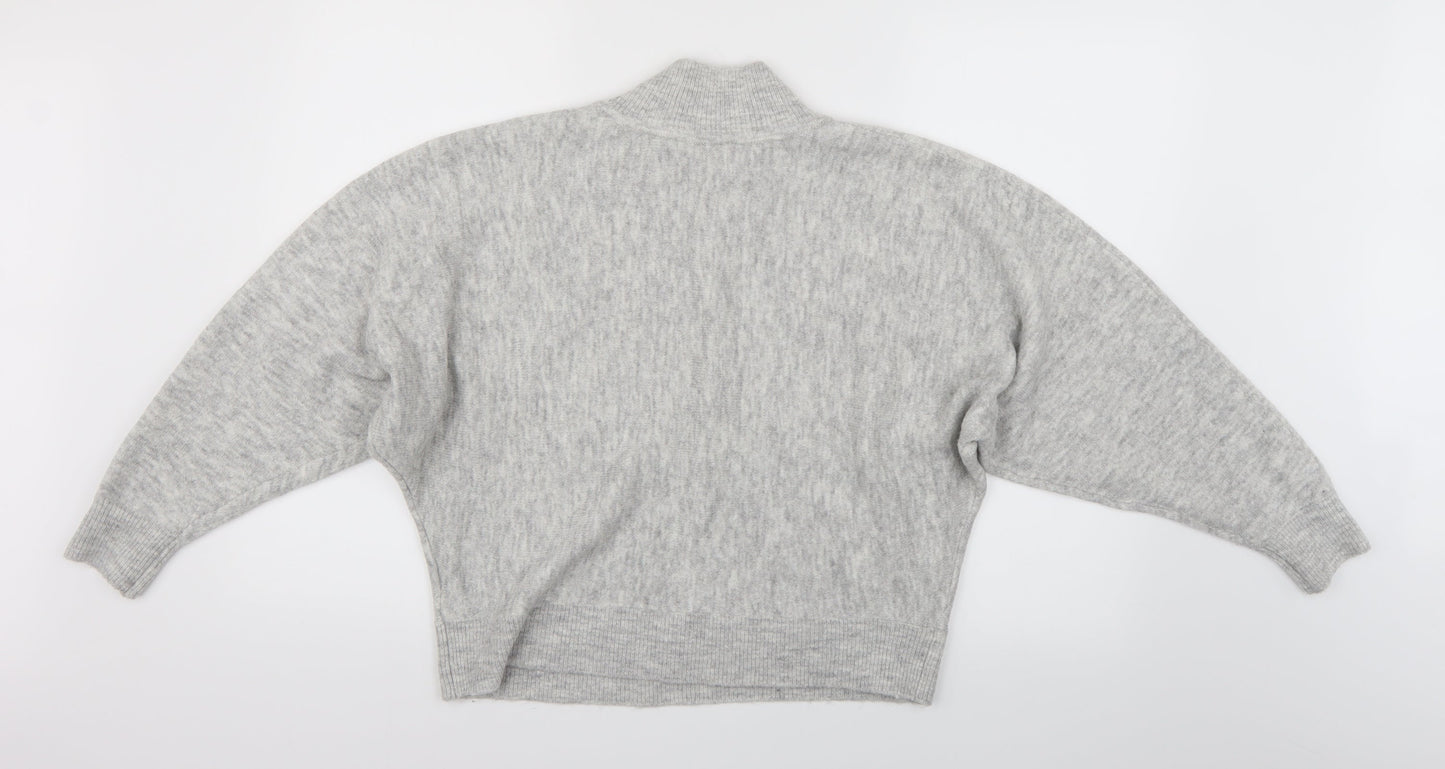 H&M Womens Grey   Pullover Jumper Size S