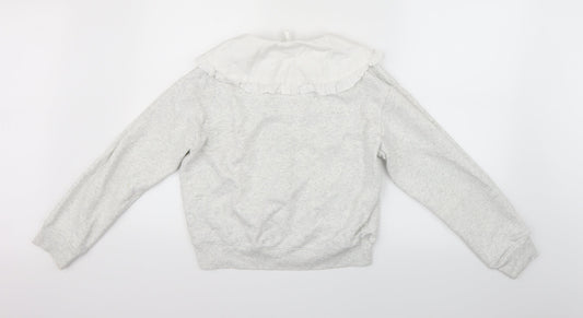H&M Womens Grey   Henley Jumper Size XS