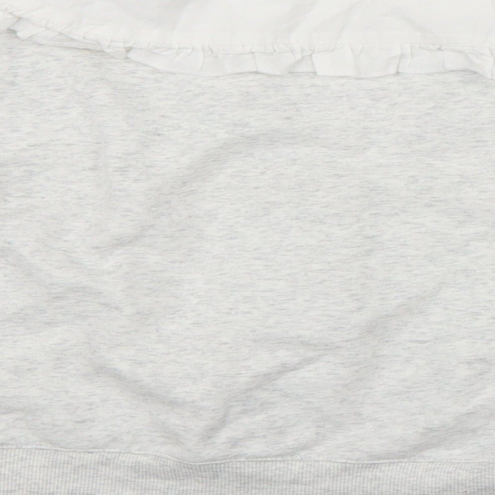 H&M Womens Grey   Henley Jumper Size XS