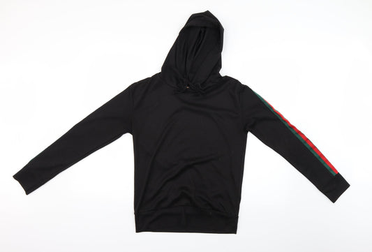 Misspap Womens Black   Pullover Hoodie Size M