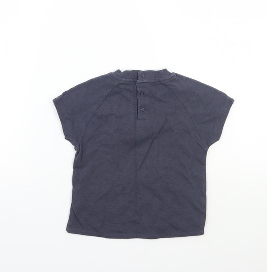 Nutmeg Boys Grey   Basic T-Shirt Size 12 Months