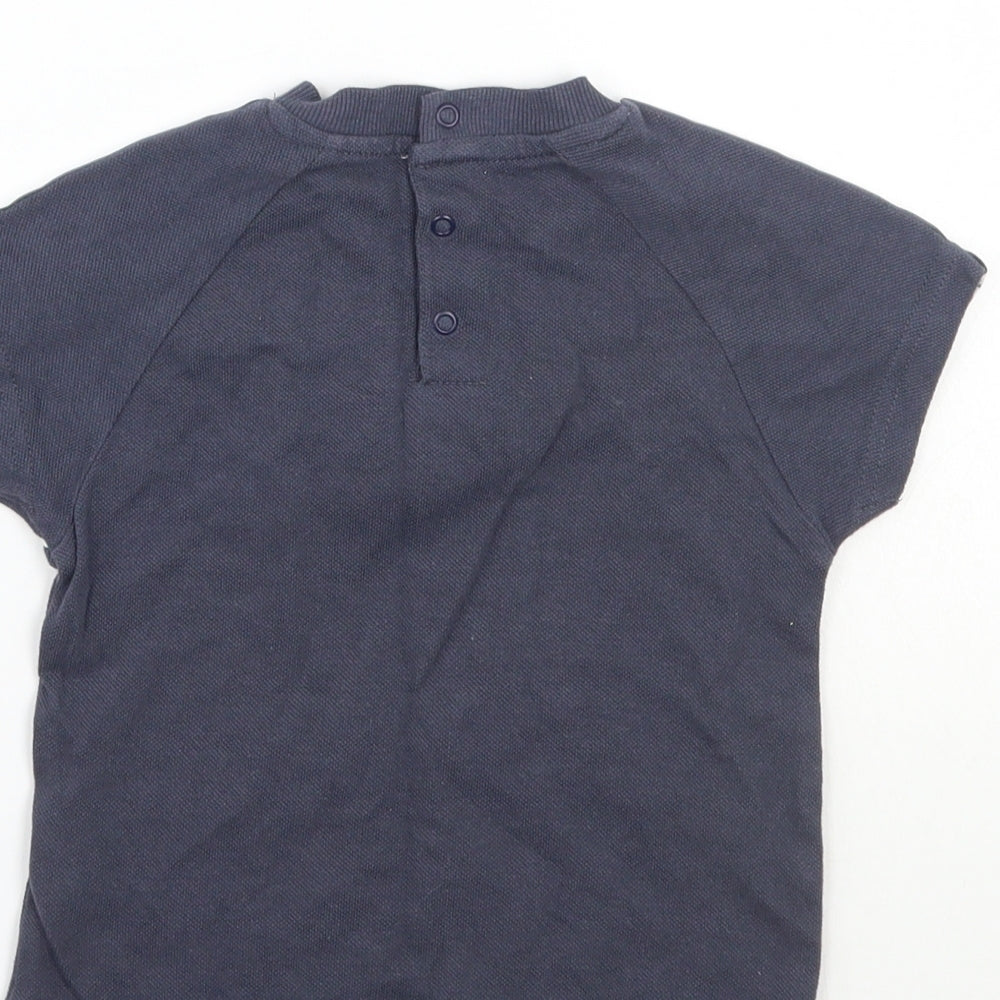 Nutmeg Boys Grey   Basic T-Shirt Size 12 Months