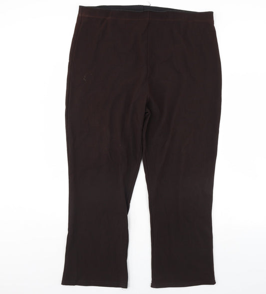Preworn Womens Brown   Trousers  Size 22 L30 in