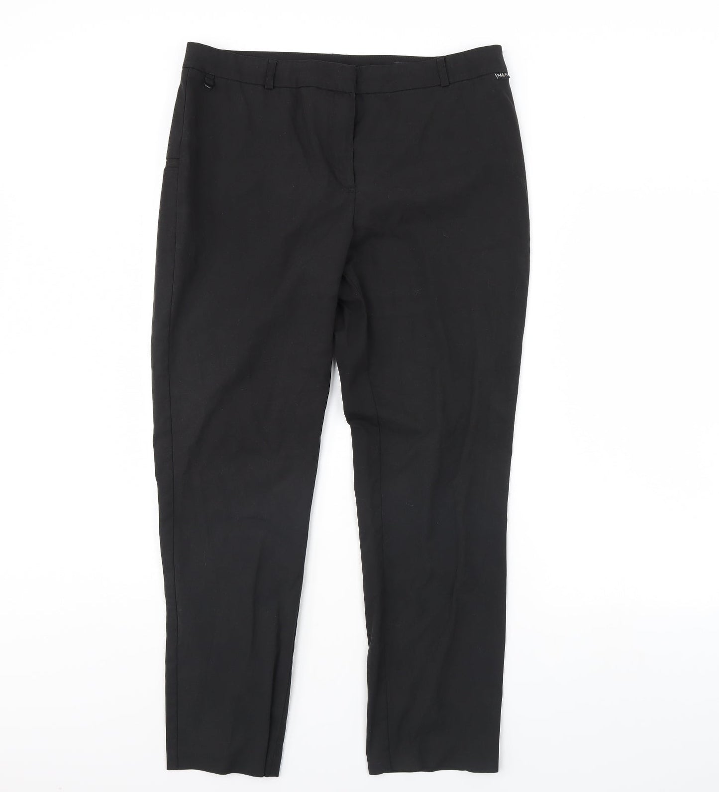 Preworn Womens Black   Dress Pants Trousers Size 34 in L29 in