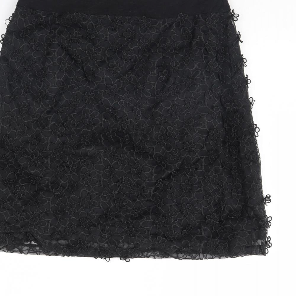 Darling Womens Black   Mini Skirt Size M