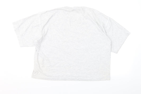 Topshop Womens Grey   Basic T-Shirt Size S
