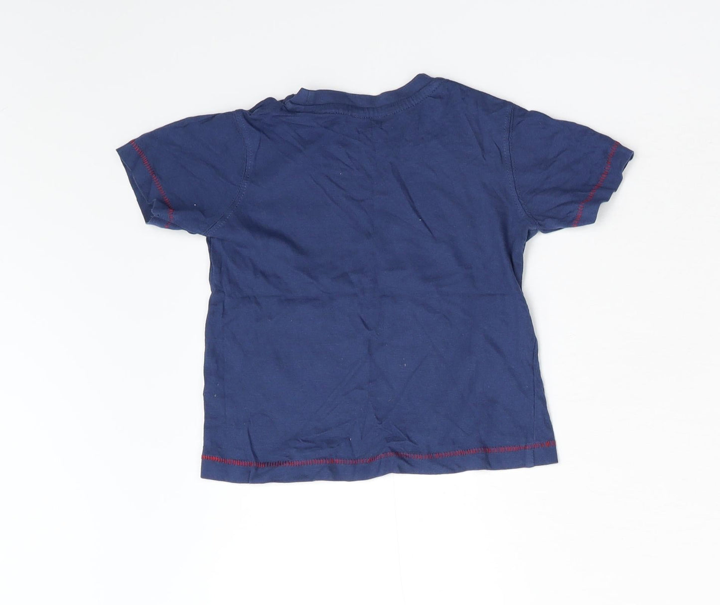 George Boys Blue   Basic T-Shirt Size 2-3 Years