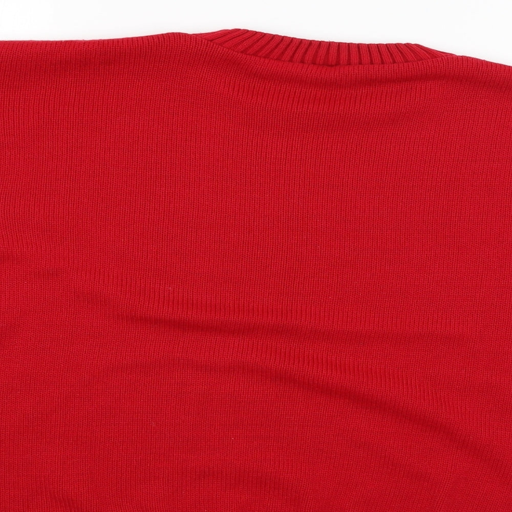 Preworn Womens Red   Pullover Jumper Size M