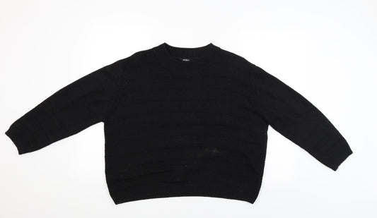 Pep&Co Womens Black   Pullover Jumper Size 14