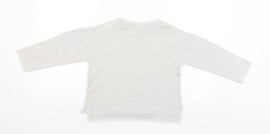 Zara Womens Grey   Pullover Jumper Size 6  - Cat